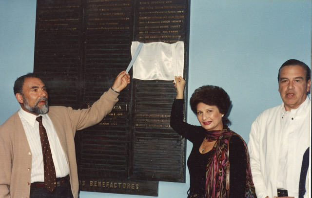 Rabino Benhamu, Ana Mishkin de Kalksztein, Boris Barac